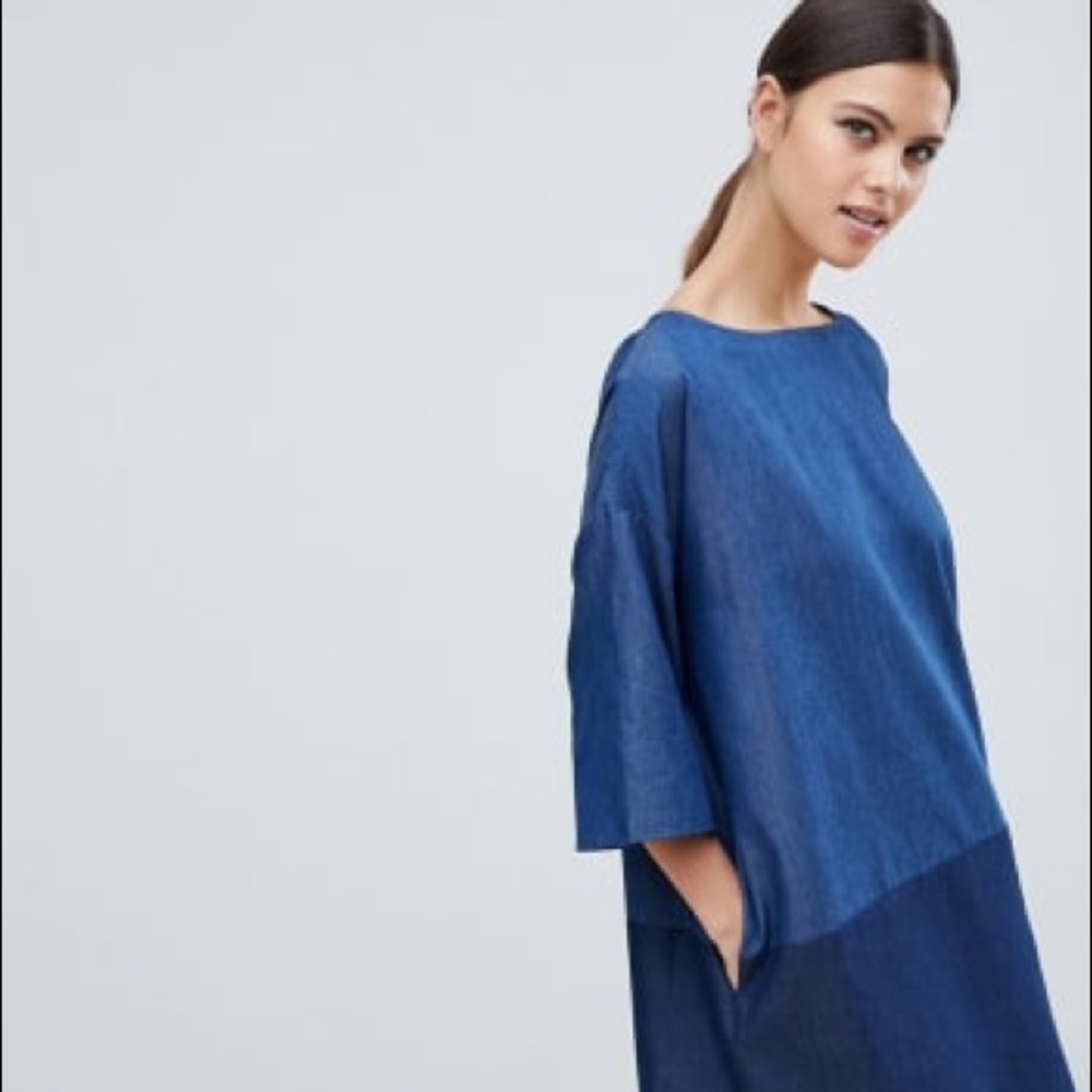 French Connection Ethel Denim Shift Dress